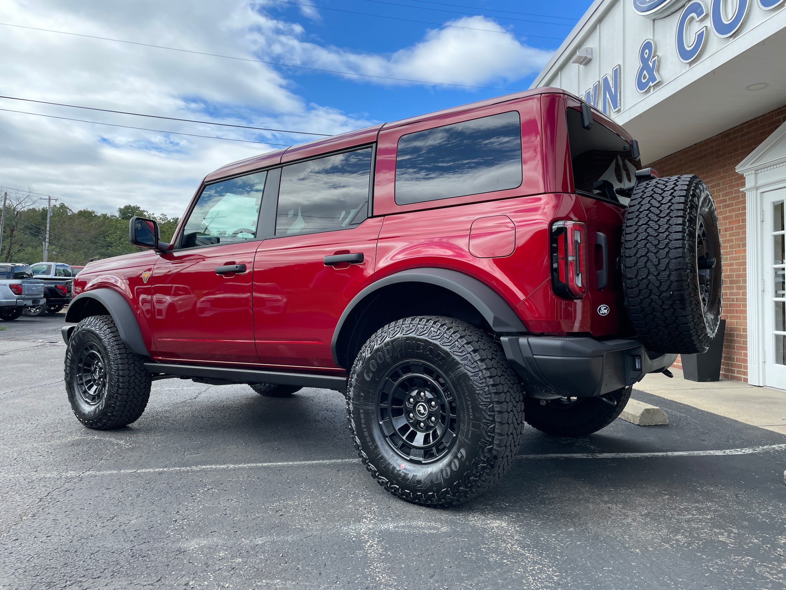 2026 Ford Bronco Badlands&reg; Ruby Red Metallic Tinted Clearcoat at Town & Country Ford