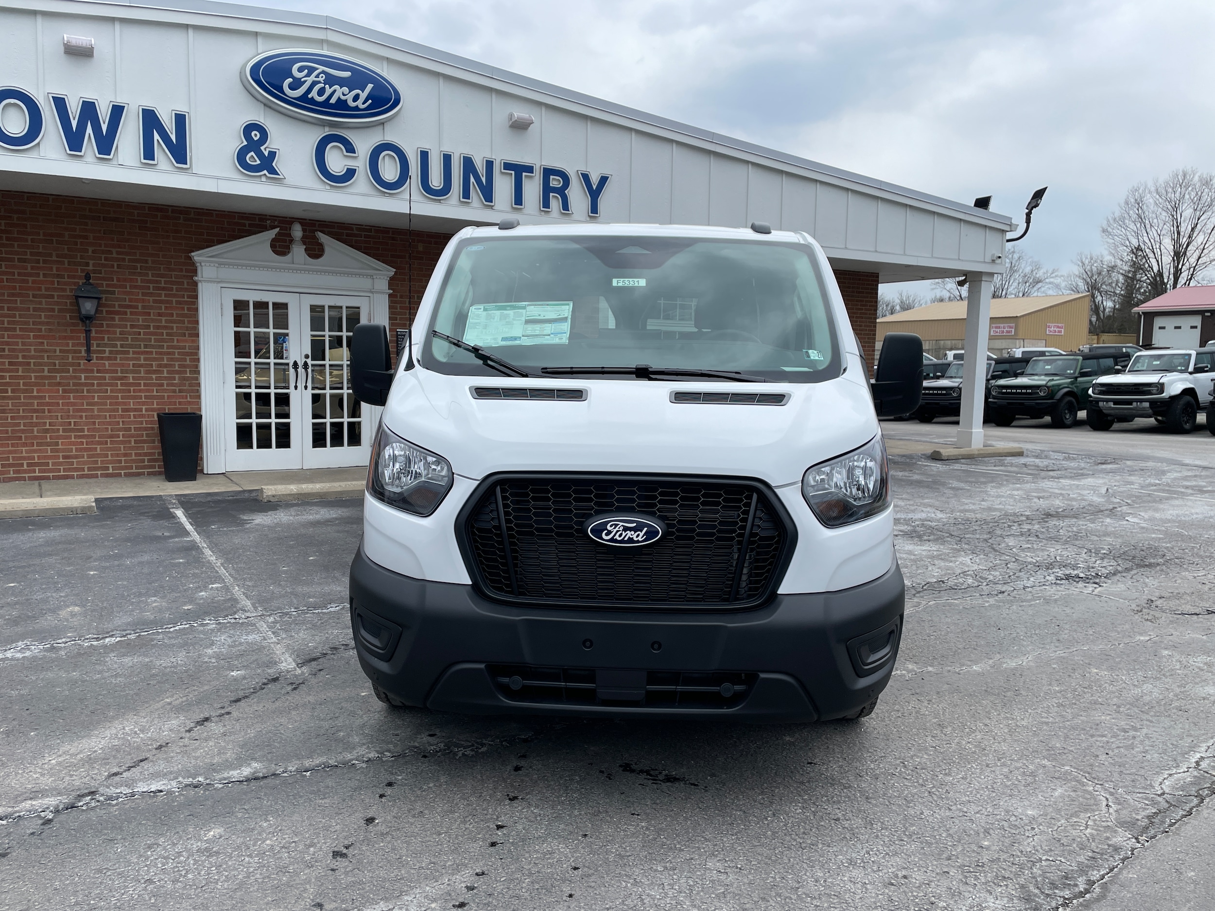 2026 Ford Transit Cargo Van 250 Low Roof Oxford White at Washington Ford