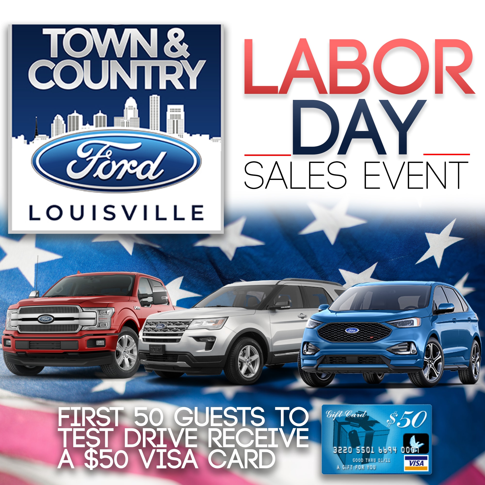 Labor Day Sales Event Town & Country Ford