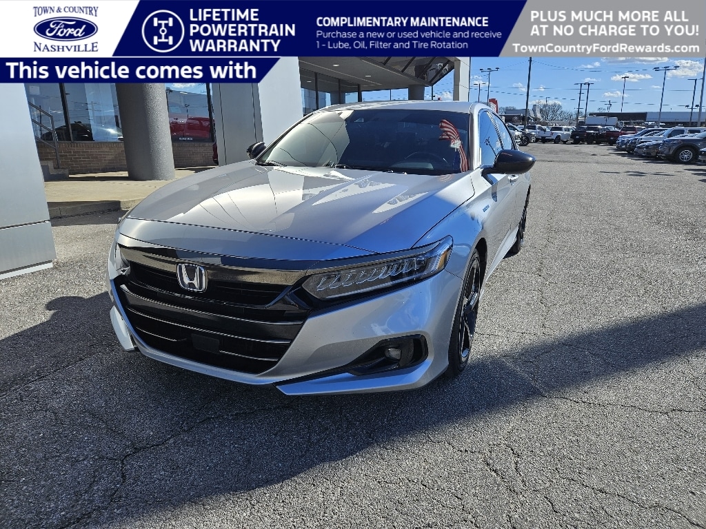 Used 2022 Honda Accord Hybrid Sport with VIN 1HGCV3F27NA022654 for sale in Madison, TN