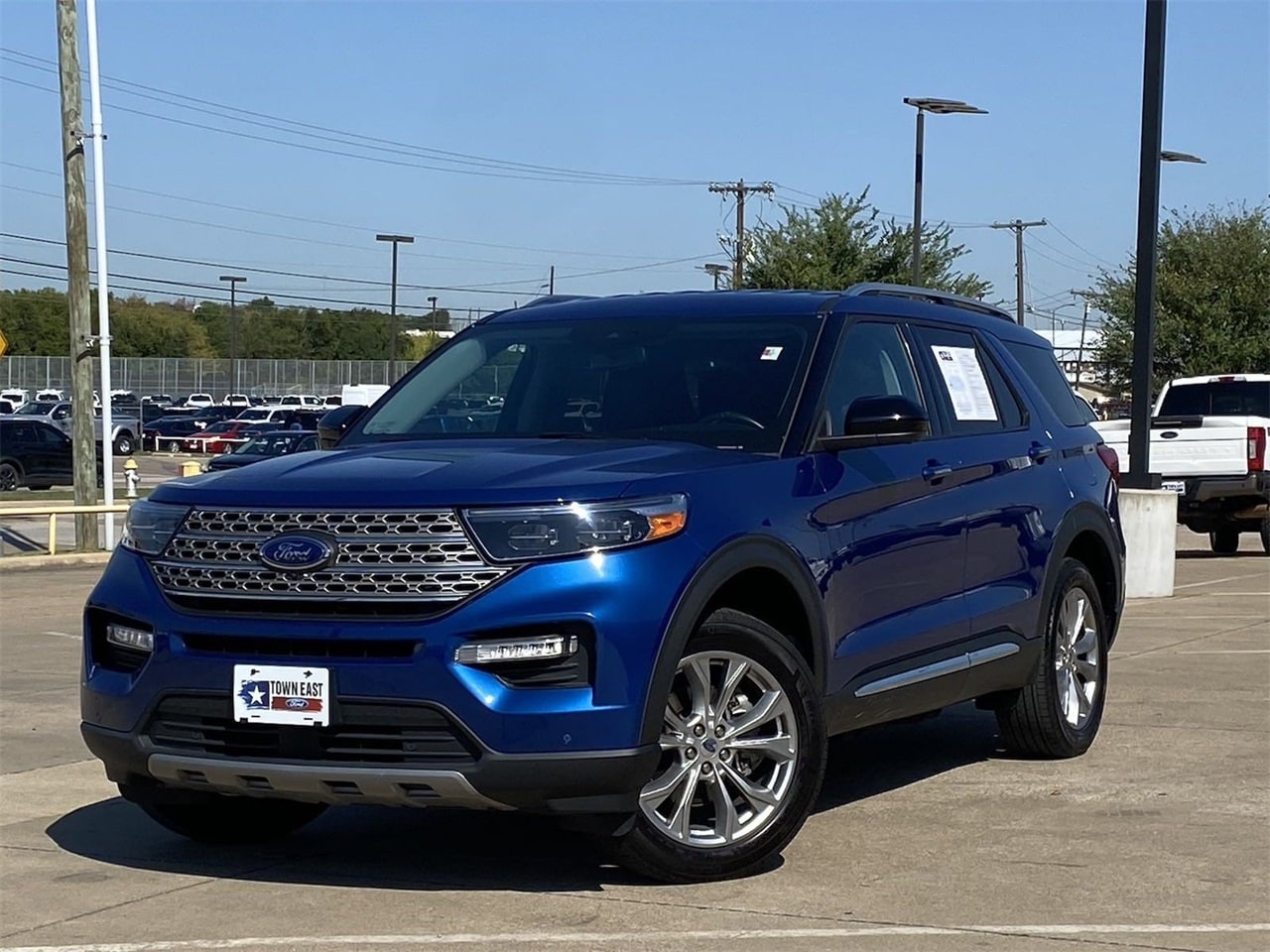 Certified 2022 Ford Explorer Limited with VIN 1FMSK8FH2NGA30075 for sale in Mesquite, TX