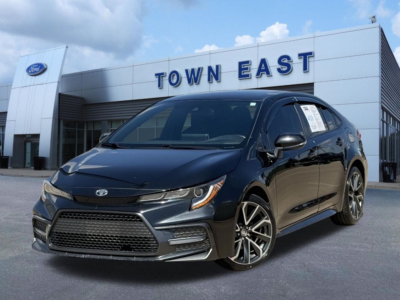 Black Sand Pearl 2020 Toyota Corolla Sedan Front-Wheel Drive Continuously Variable Transmission