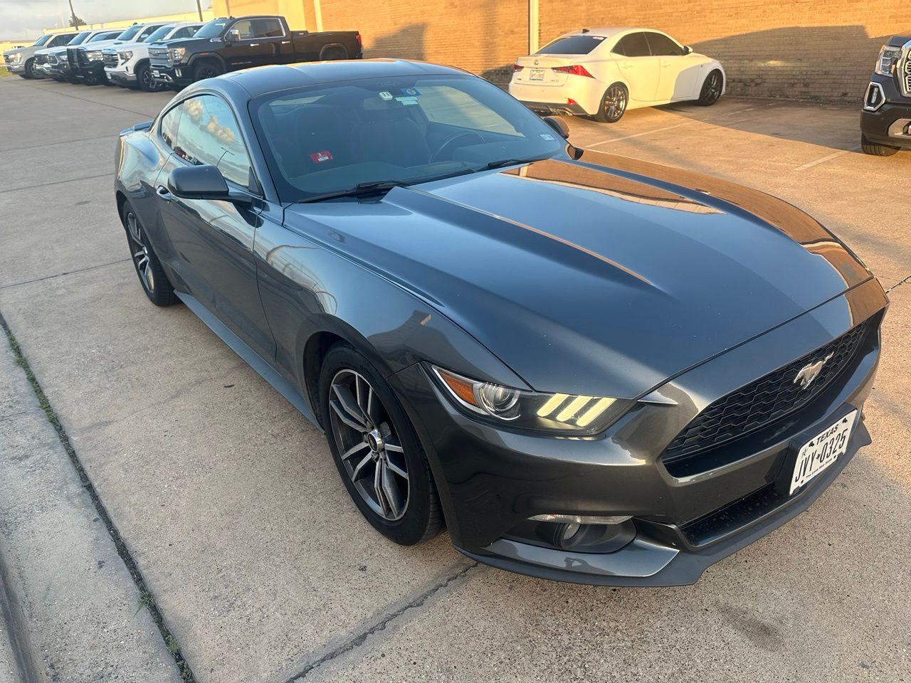 Used 2017 Ford Mustang EcoBoost with VIN 1FA6P8TH0H5344339 for sale in Mesquite, TX