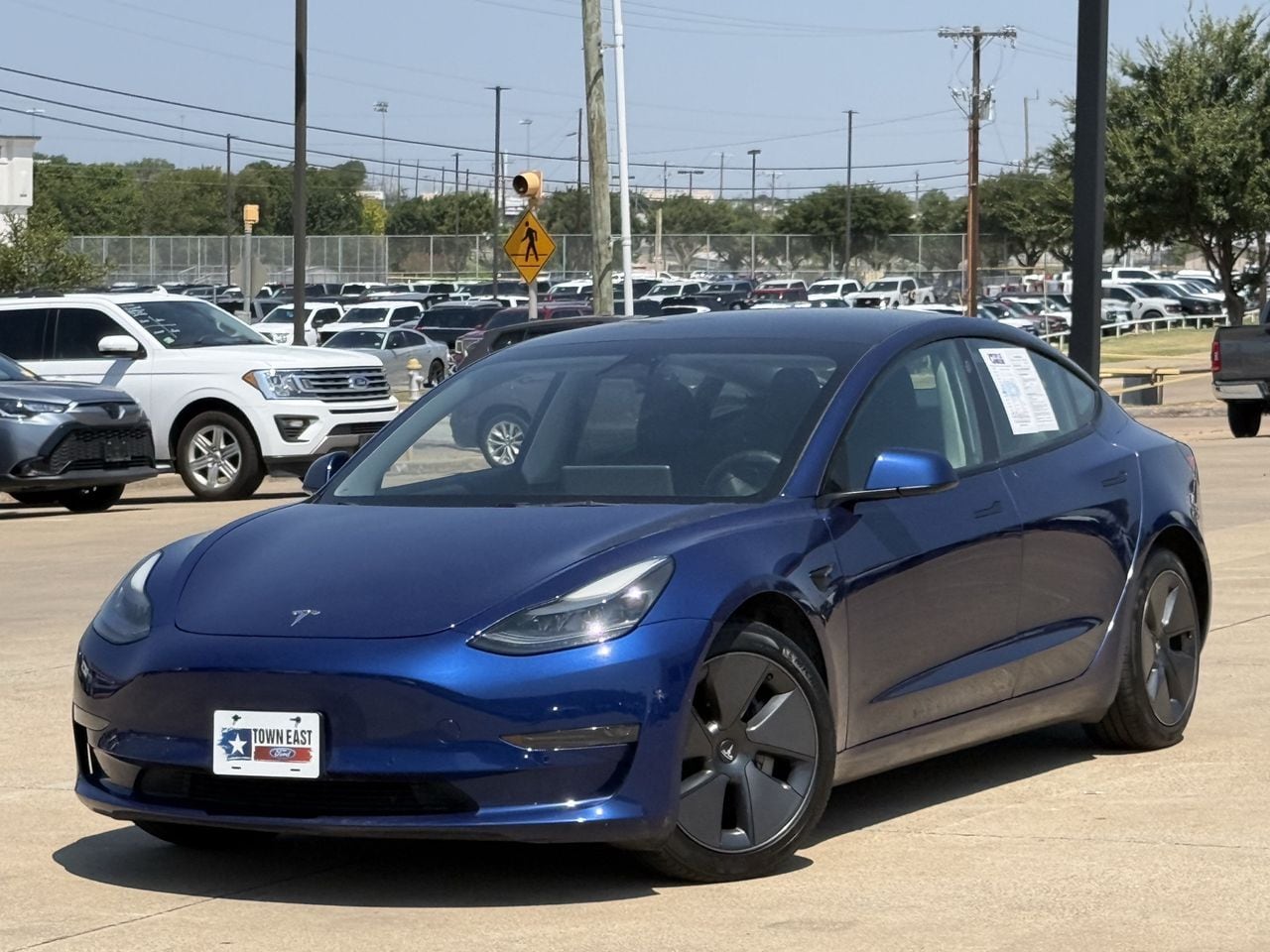 Used 2022 Tesla Model 3 Long Range with VIN 5YJ3E1EBXNF123781 for sale in Mesquite, TX