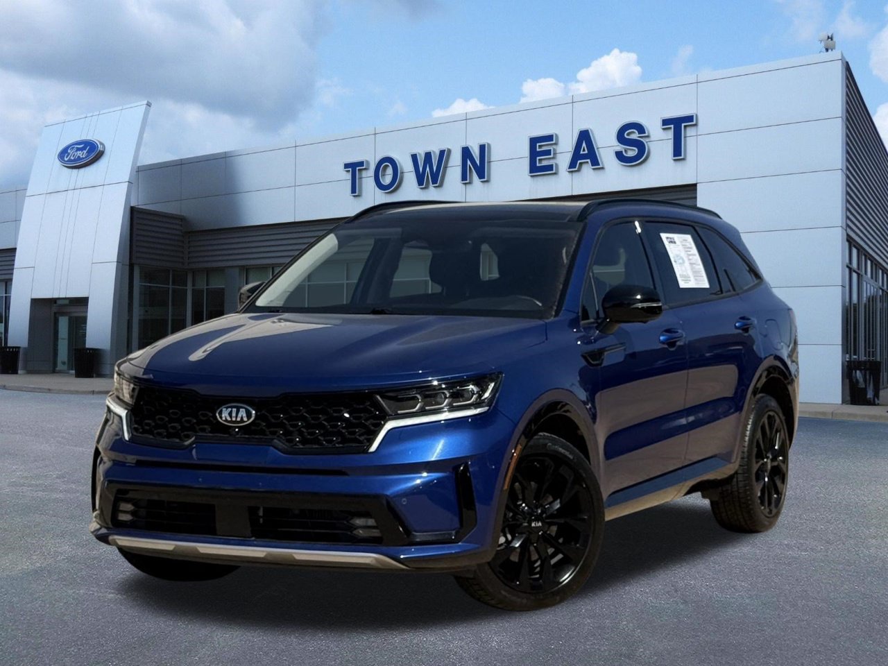 Sapphire Blue 2021 Kia Sorento SUV / Crossover Front-Wheel Drive 8-Speed Dual Clutch