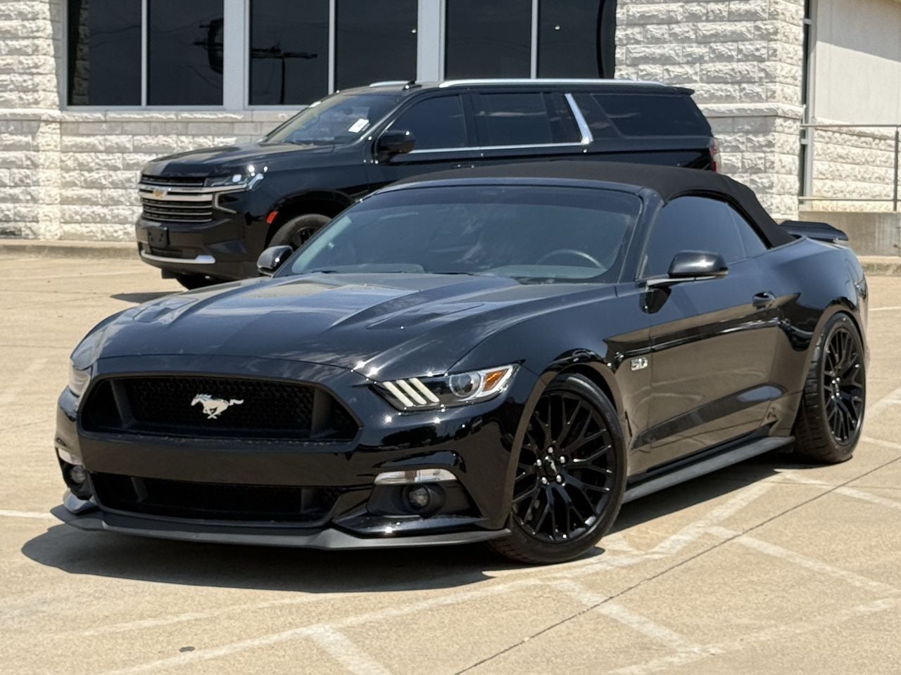 Shadow Black 2017 Ford Mustang Convertible Rear-Wheel Drive 6-Speed Manual