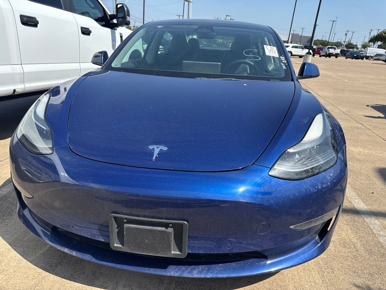 Used 2022 Tesla Model 3 Long Range with VIN 5YJ3E1EBXNF123781 for sale in Mesquite, TX