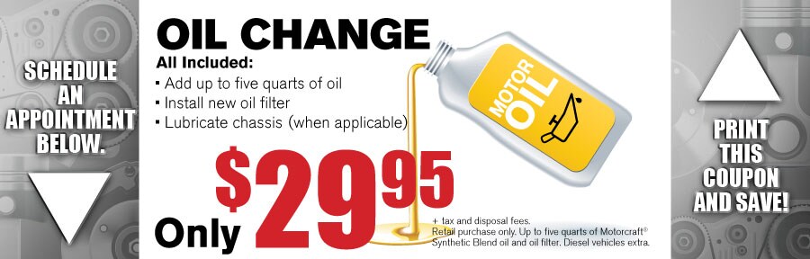 Ford diesel oil change coupon #3