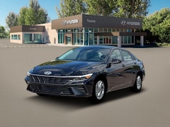 2026 Hyundai Elantra Hybrid Blue Sedan