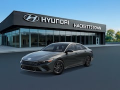 2026 Hyundai Elantra Hybrid Blue Sedan