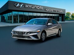 2025 Hyundai Elantra Hybrid Blue Sedan