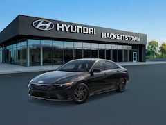 2026 Hyundai Elantra Hybrid Blue Sedan