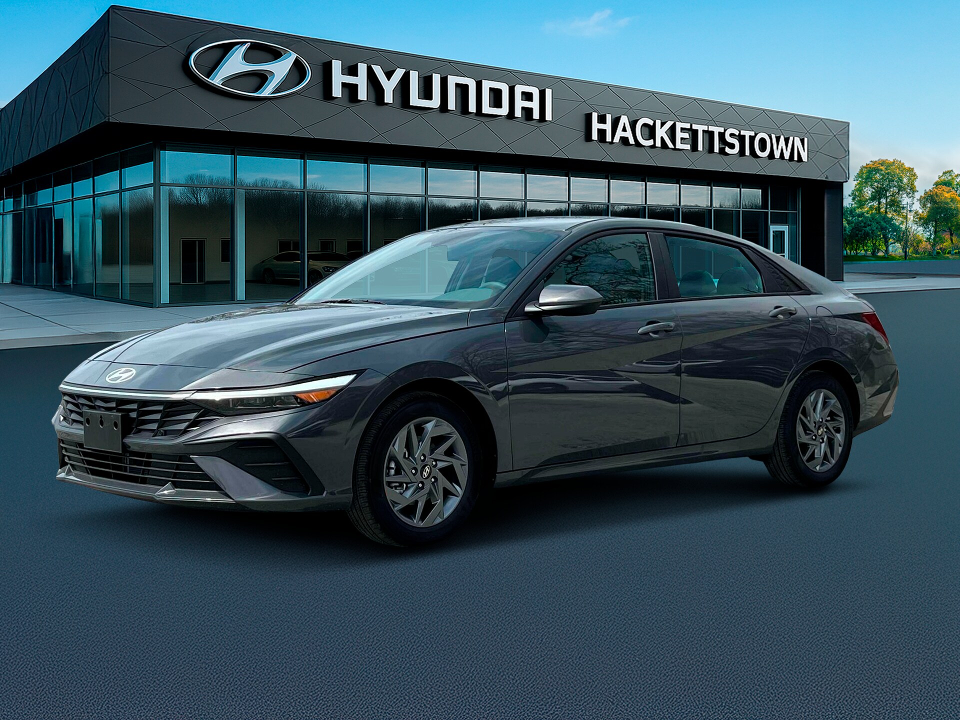 2025 Hyundai Elantra Hybrid Blue photo 2