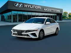 2025 Hyundai Elantra Hybrid Blue Sedan