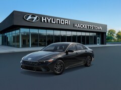 2026 Hyundai Elantra Hybrid Blue Sedan