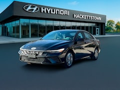 2025 Hyundai Elantra Hybrid Blue Sedan
