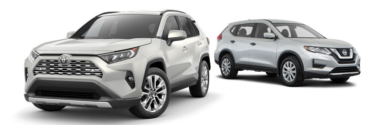 2019 Toyota RAV4 vs 2019 Nissan Rogue