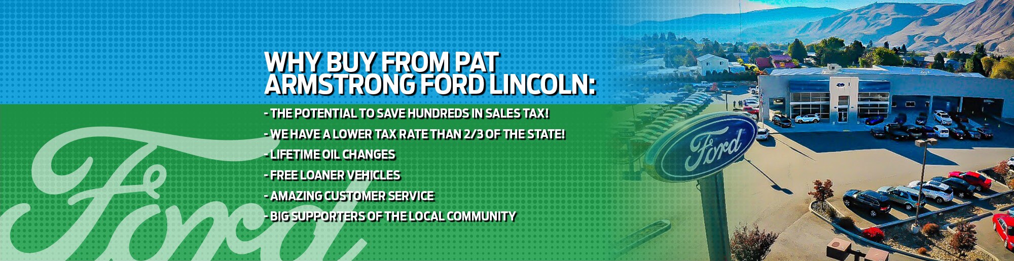 Pat Armstrong Ford Lincoln Ford Dealership in East Wenatchee WA