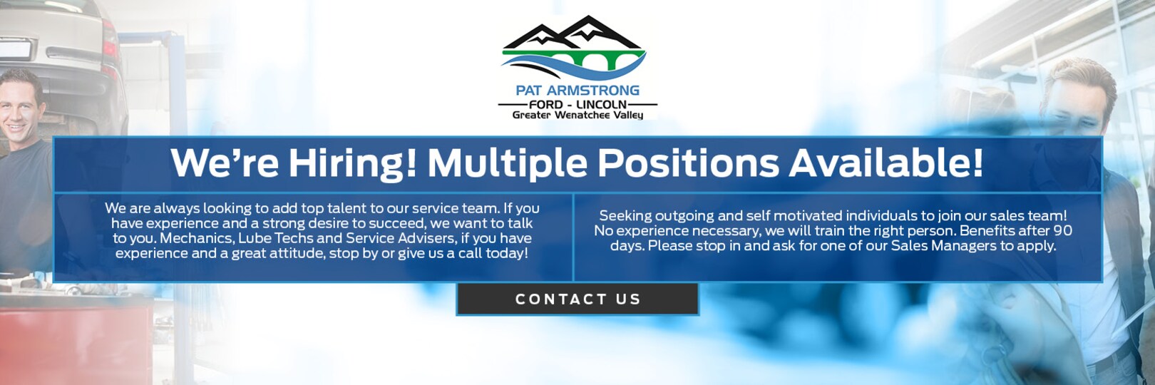 Pat Armstrong Ford Lincoln Ford Dealership in East Wenatchee WA