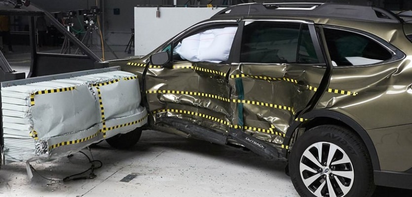 2022 Subaru Outback IIHS Side-Impact Test