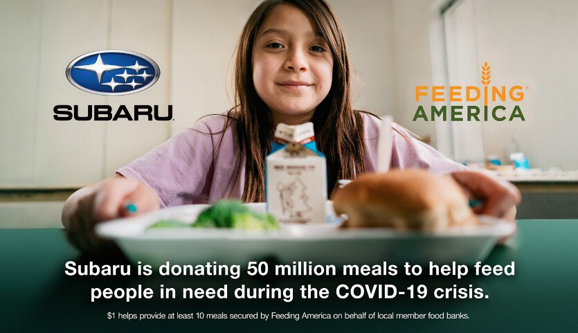 Subaru of America & Feeding America Help Provide 50 Million Meals