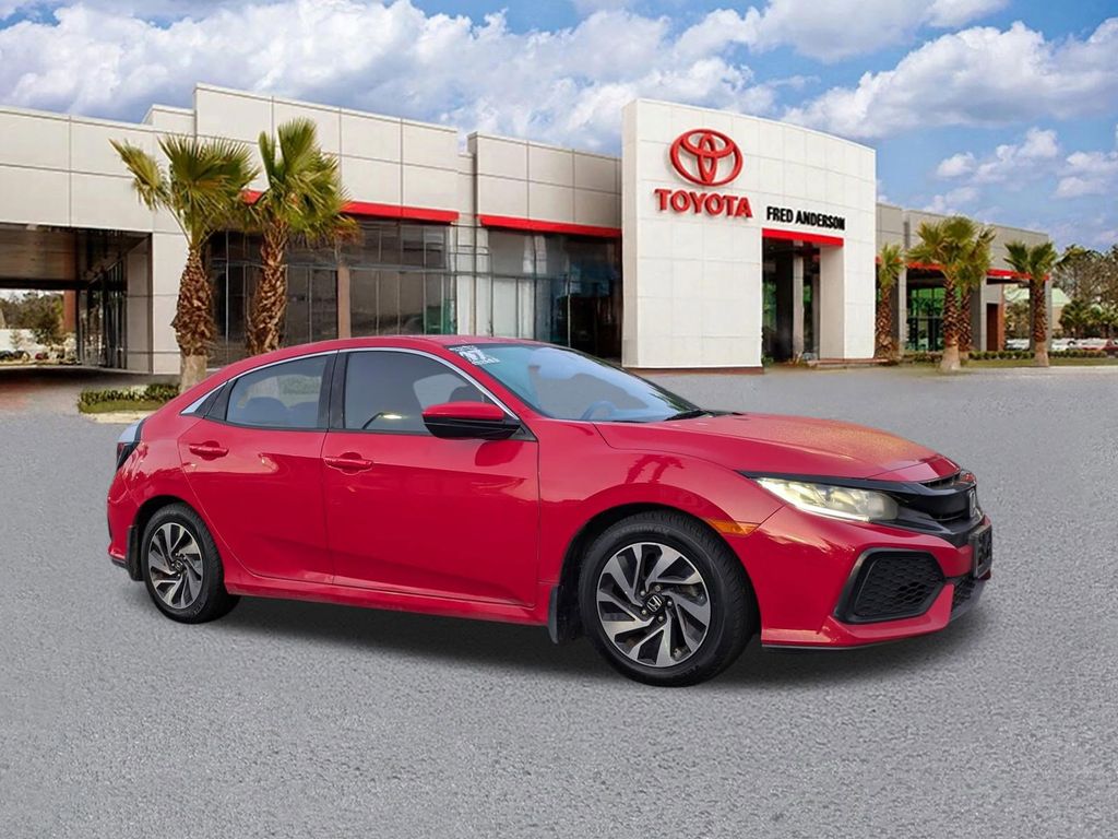 Used 2017 Honda Civic Hatchback LX with VIN SHHFK7H25HU220104 for sale in Charleston, SC