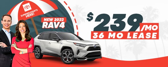 New 2022 RAV4 $239/mo for 36mo lease