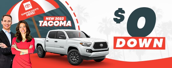 New 2022 Tacoma $0 Down