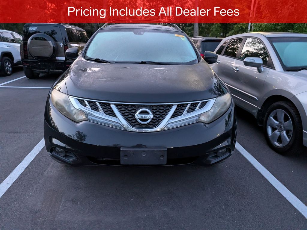 Used 2012 Nissan Murano SL with VIN JN8AZ1MW0CW235020 for sale in Charleston, SC