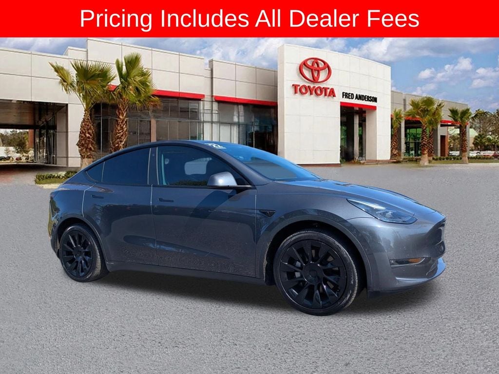 Used 2022 Tesla Model Y Long Range with VIN 7SAYGAEE0NF523359 for sale in Charleston, SC