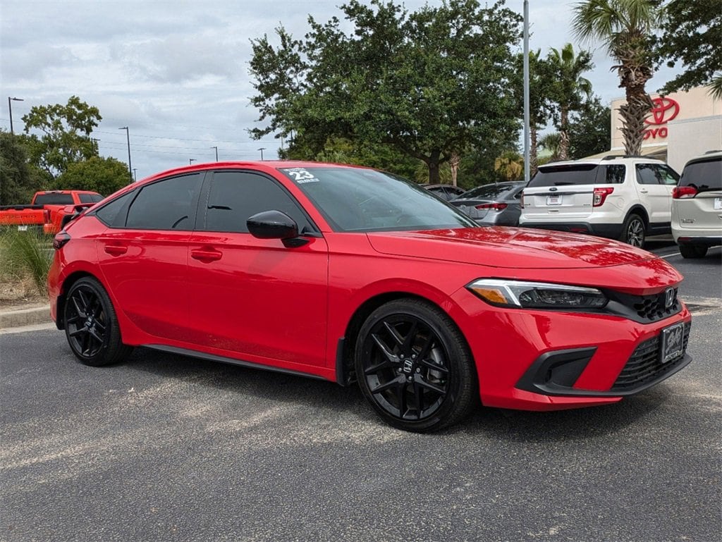 Used 2023 Honda Civic Hatchback Sport with VIN 19XFL2H8XPE005277 for sale in Charleston, SC