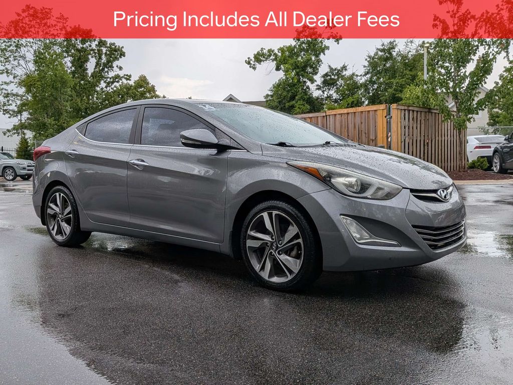 Used 2014 Hyundai Elantra Limited with VIN 5NPDH4AE8EH473179 for sale in Charleston, SC