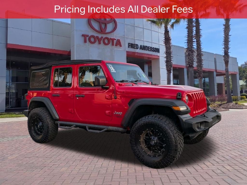 Used 2018 Jeep Wrangler Unlimited Sport S SUV