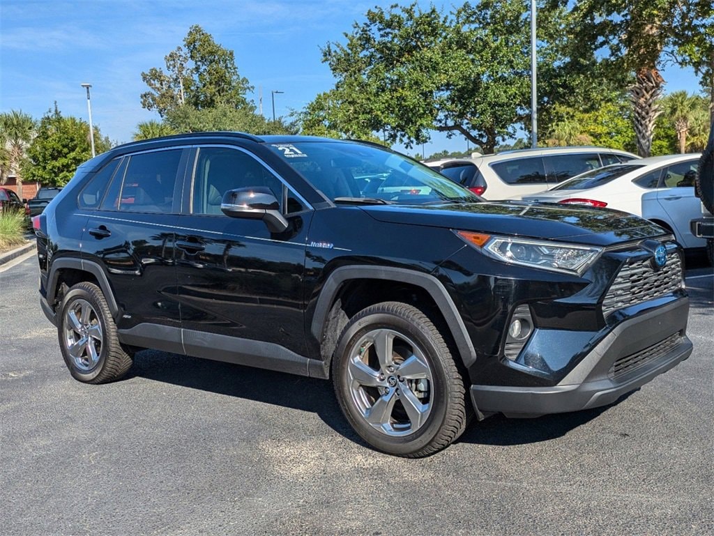 Certified 2021 Toyota RAV4 XLE Premium with VIN JTMB6RFV4MD040191 for sale in Charleston, SC