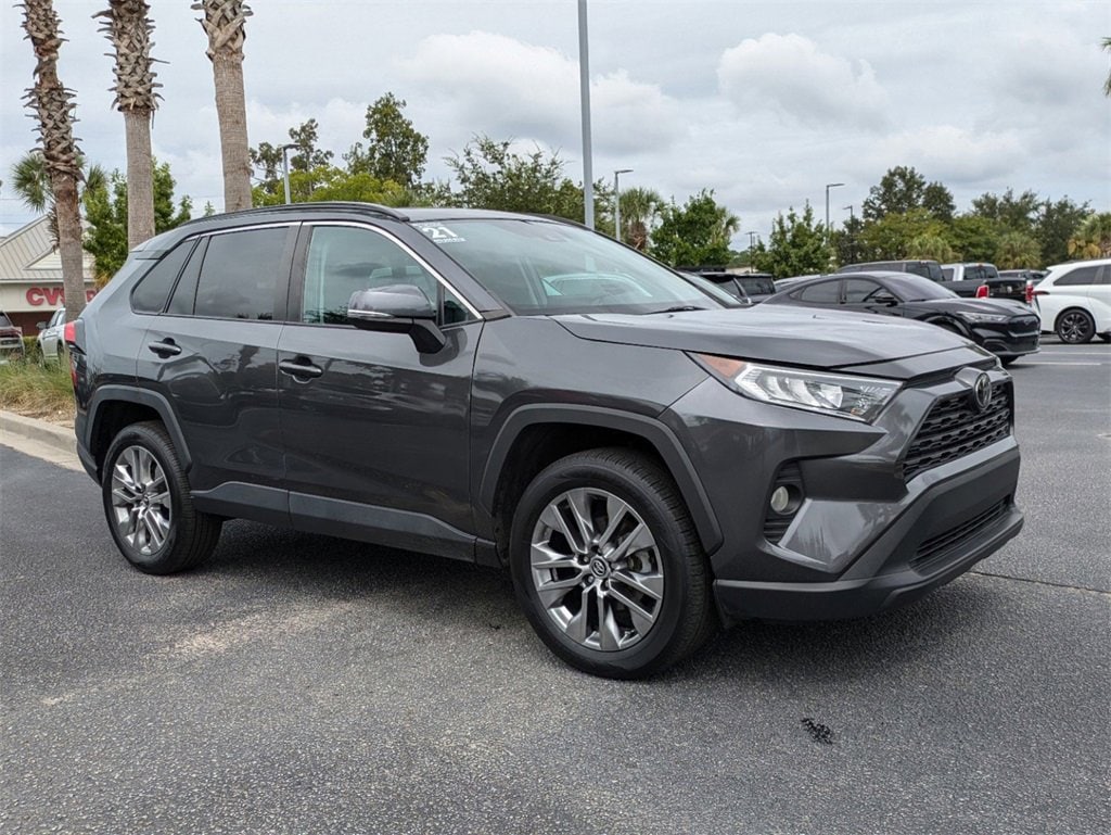 Used 2021 Toyota RAV4 XLE Premium with VIN 2T3C1RFV7MC107583 for sale in Charleston, SC