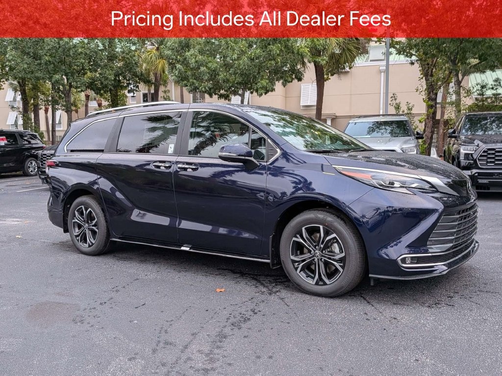 New 2026 Toyota Sienna Platinum Van Passenger Van
