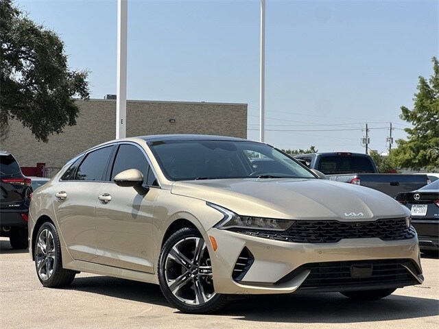 Used 2022 Kia K5 EX with VIN 5XXG34J20NG090964 for sale in Dallas, TX