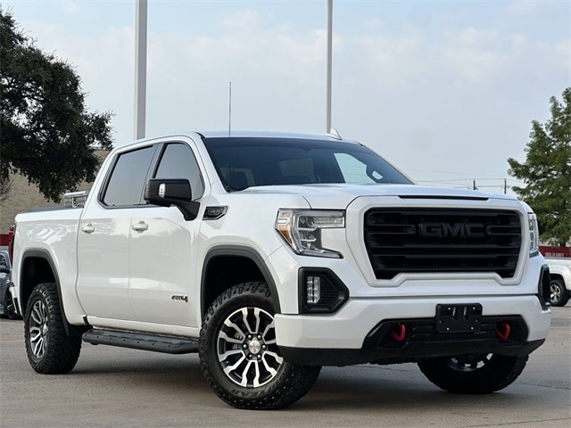 Used 2021 GMC Sierra 1500 AT4 with VIN 3GTP9EED0MG204814 for sale in Dallas, TX