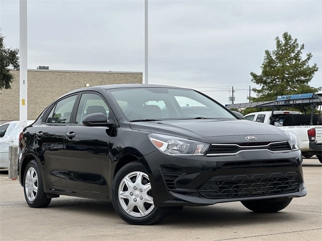 Used 2021 Kia Rio LX with VIN 3KPA24AD1ME373133 for sale in Dallas, TX