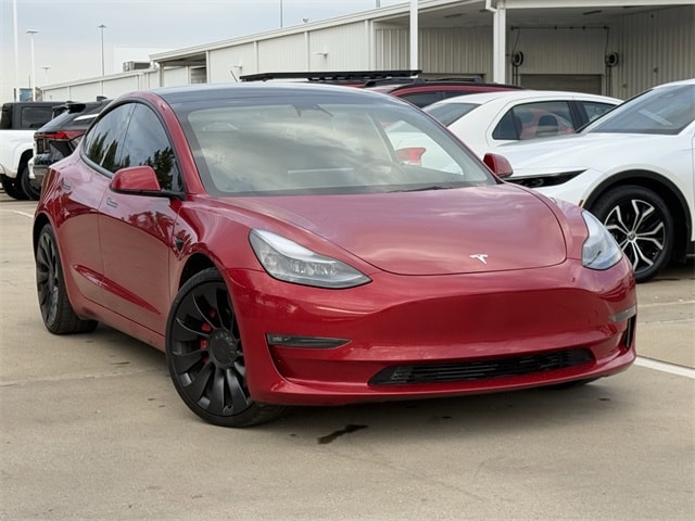Used 2022 Tesla Model 3 Performance with VIN 5YJ3E1EC9NF164590 for sale in Dallas, TX