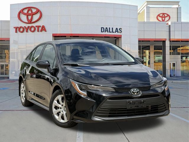 Midnight Black Metallic 2025 Toyota Corolla Sedan Front-Wheel Drive Continuously Variable Transmission