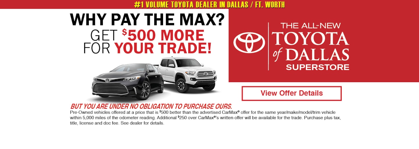 Toyota of Dallas Dealership New & Used Cars & Service Dallas, TX