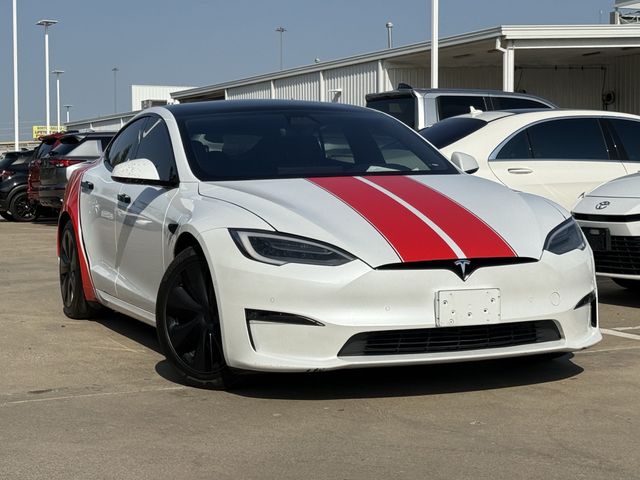 Used 2021 Tesla Model S Plaid with VIN 5YJSA1E66MF438702 for sale in Dallas, TX