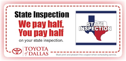 Does Toyota Do State Inspections