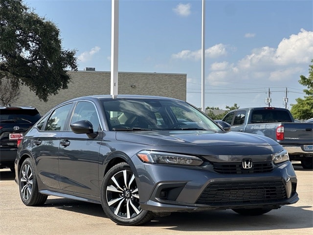 Used 2022 Honda Civic EX with VIN JHMFE1F73NX005874 for sale in Dallas, TX