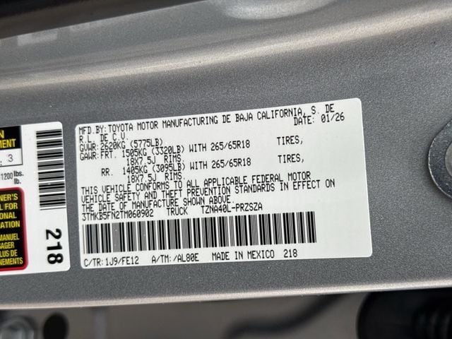 2026 Toyota Tacoma TRD Sport - Photo 34