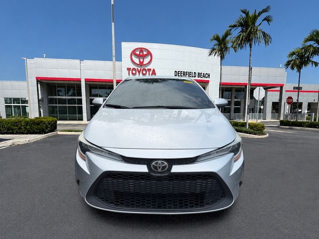 Used 2022 Toyota Corolla LE with VIN 5YFEPMAEXNP282468 for sale in Deerfield Beach, FL