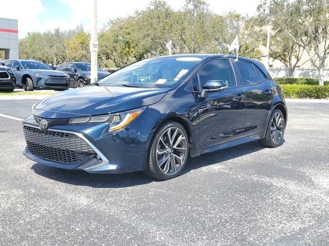 Used 2019 Toyota Corolla Hatchback XSE with VIN JTNK4RBE3K3045375 for sale in Deerfield Beach, FL