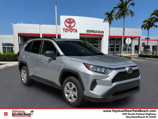 Used 2021 Toyota RAV4 LE with VIN 2T3H1RFV4MC136125 for sale in Deerfield Beach, FL