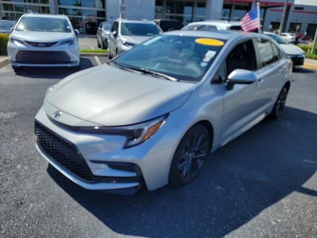 Used 2023 Toyota Corolla SE with VIN JTDP4MCE7P3518830 for sale in Deerfield Beach, FL